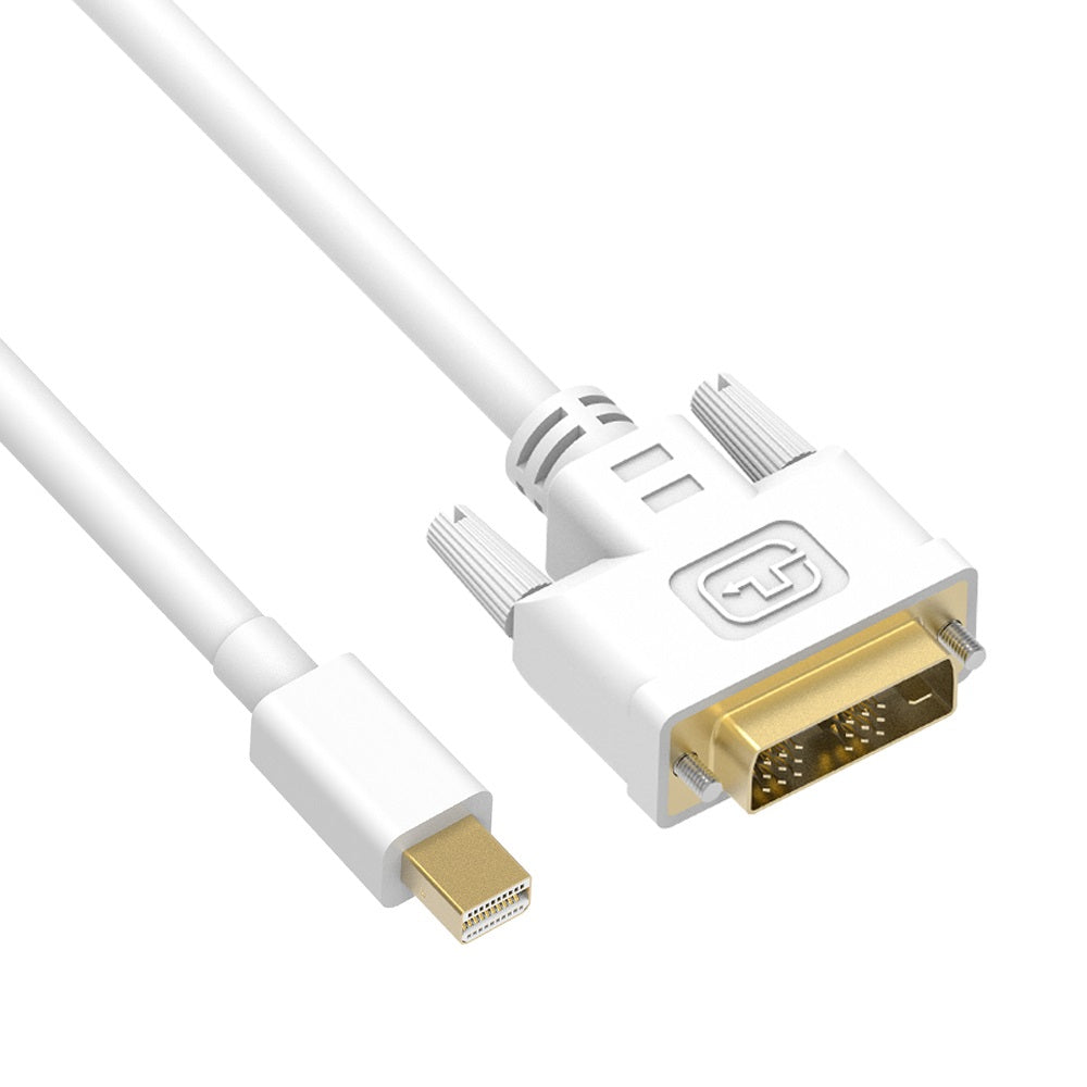 Mini DP Male to DVI Male Cable Mini DP Male to DVI Male Cable